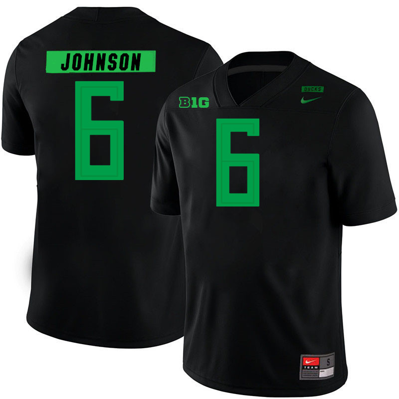 Juwan Johnson Oregon Jersey,Oregon Ducks Football Uniforms Youth-Alternate Black